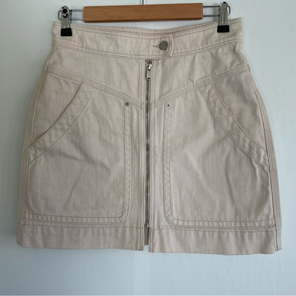 Isabel Etoile Marant Mini Skirt Front Zipper Size 38/6